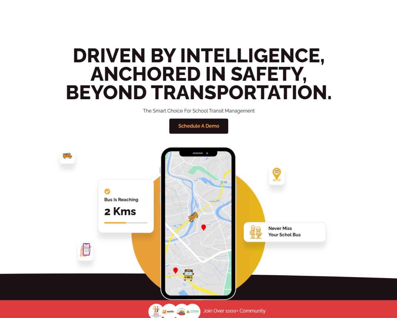 IntelRides app / control room screenshot